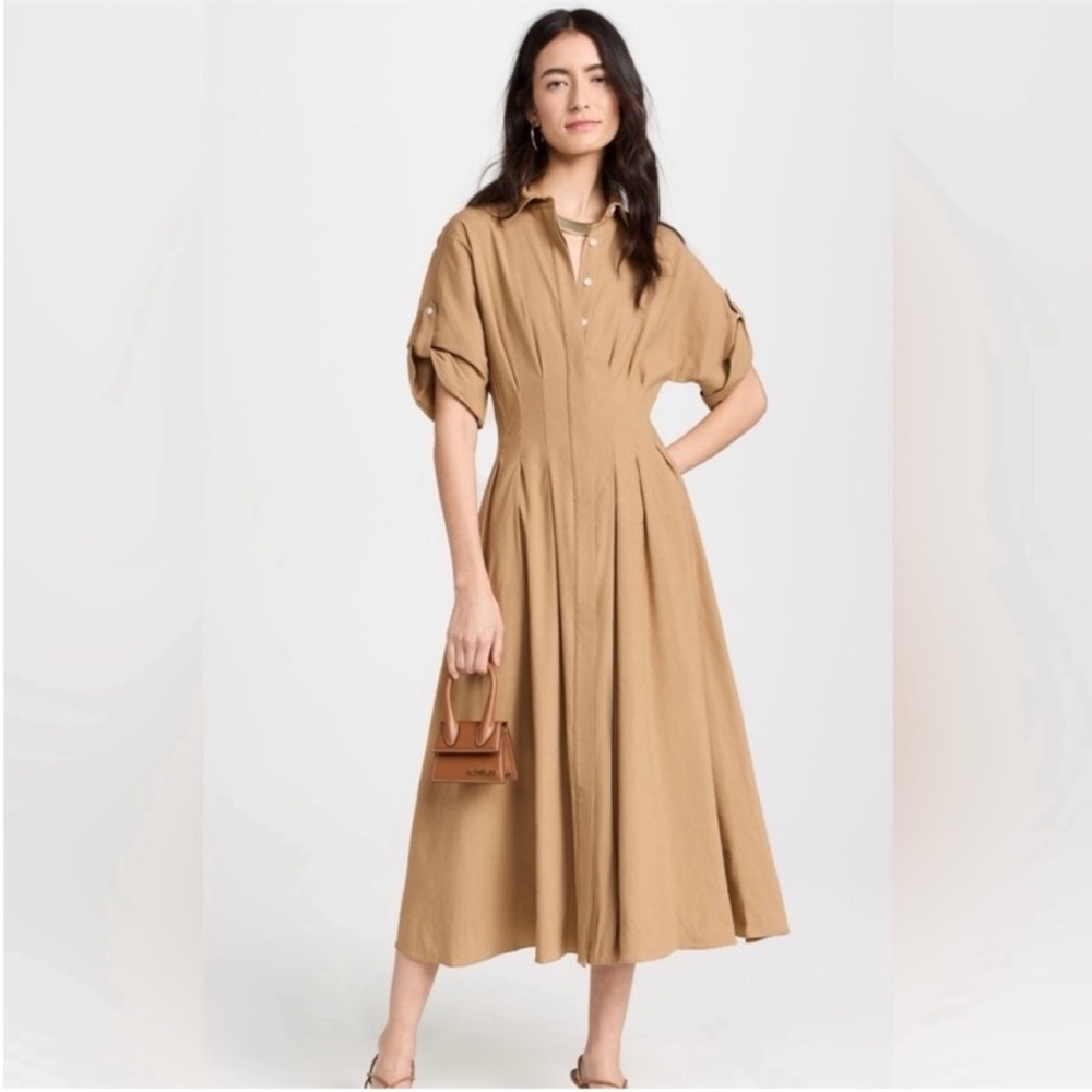 Veronica Beard Adavi Dress Size 2 Linen Blend